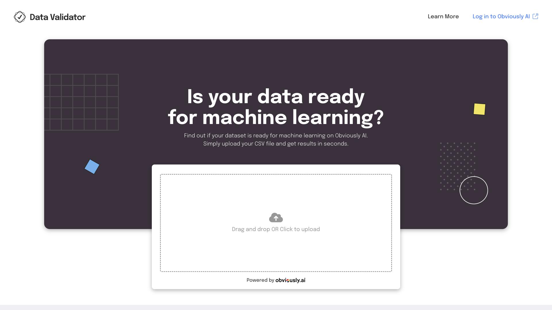 Obviously AI Data Validator