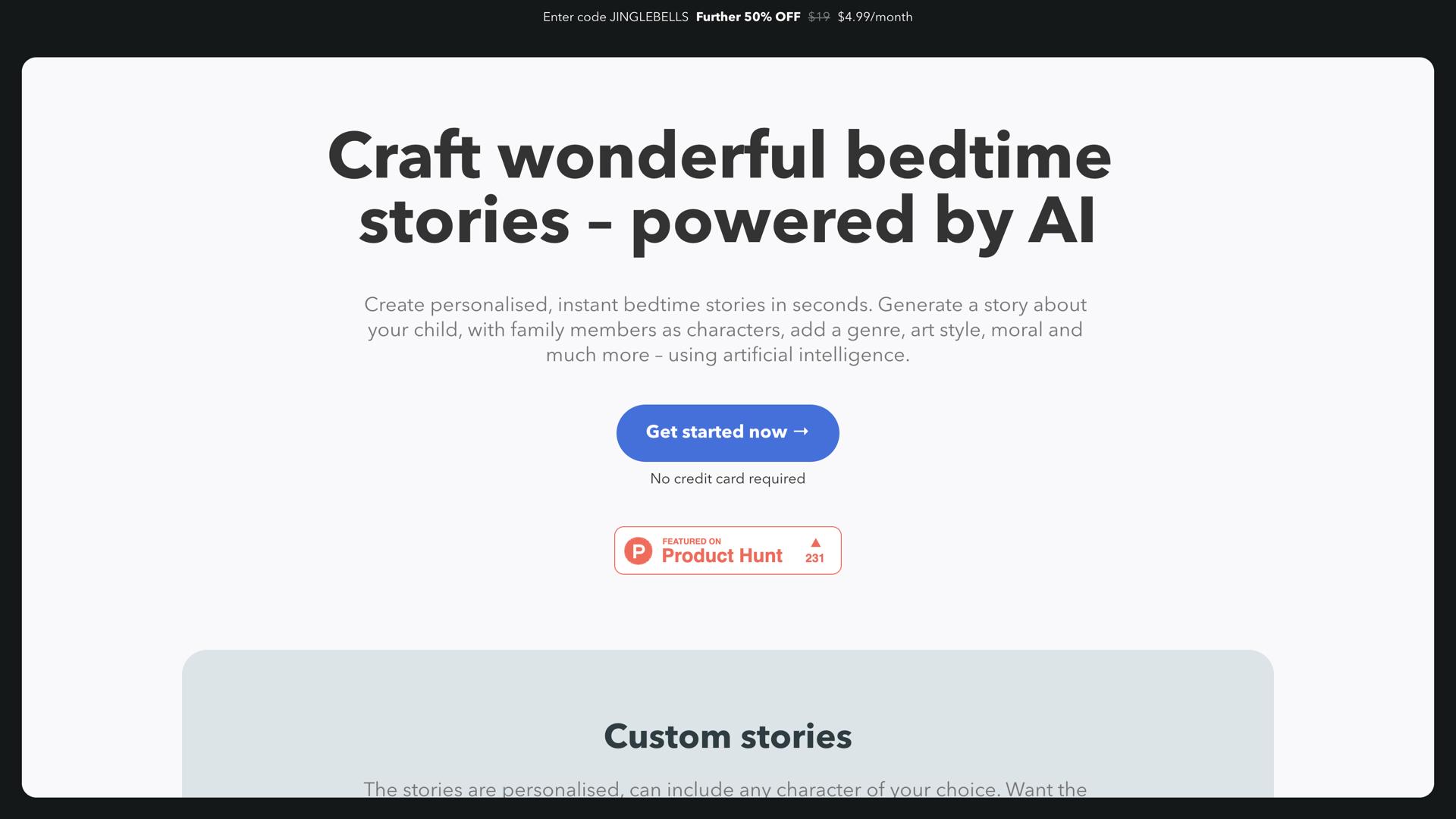 BedtimeStory AI