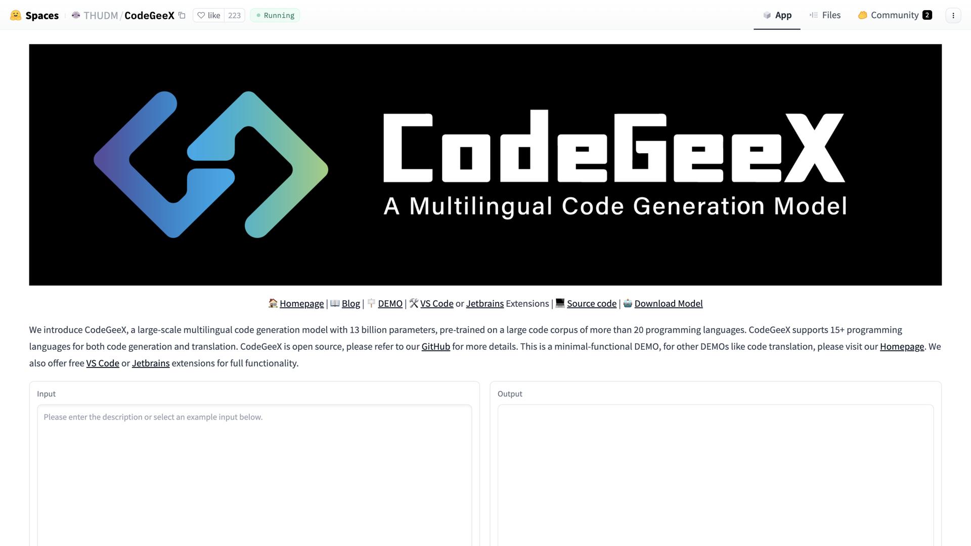 CodeGeeX