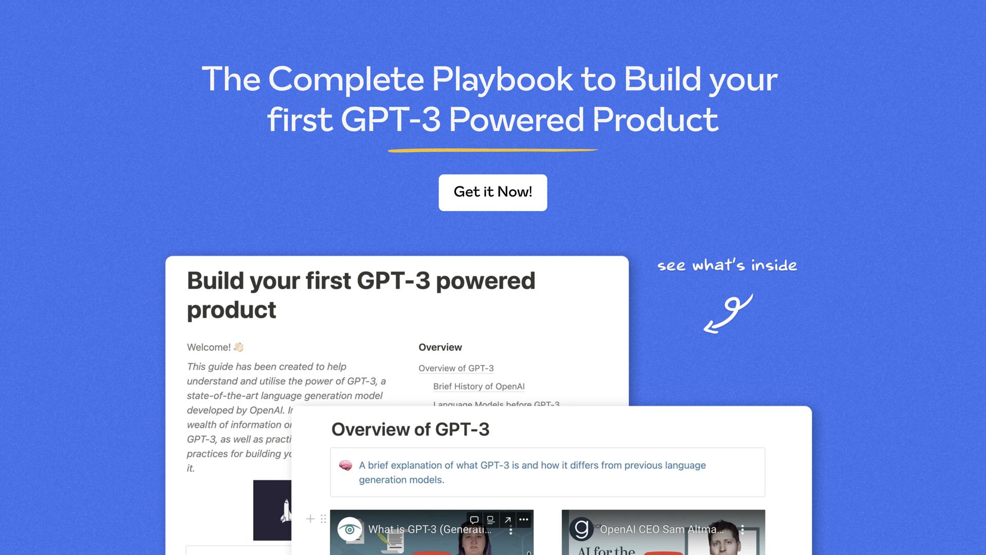 GPT-3 Playbook