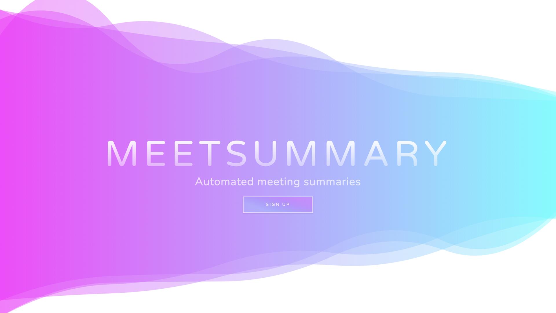 Meetsummary