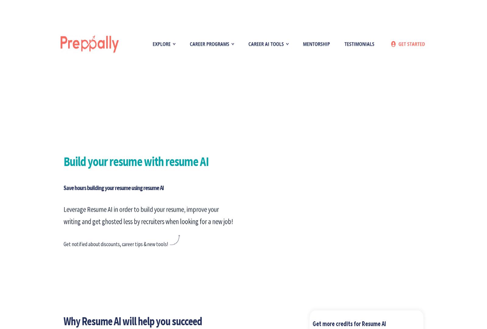 Preppally – Resume AI