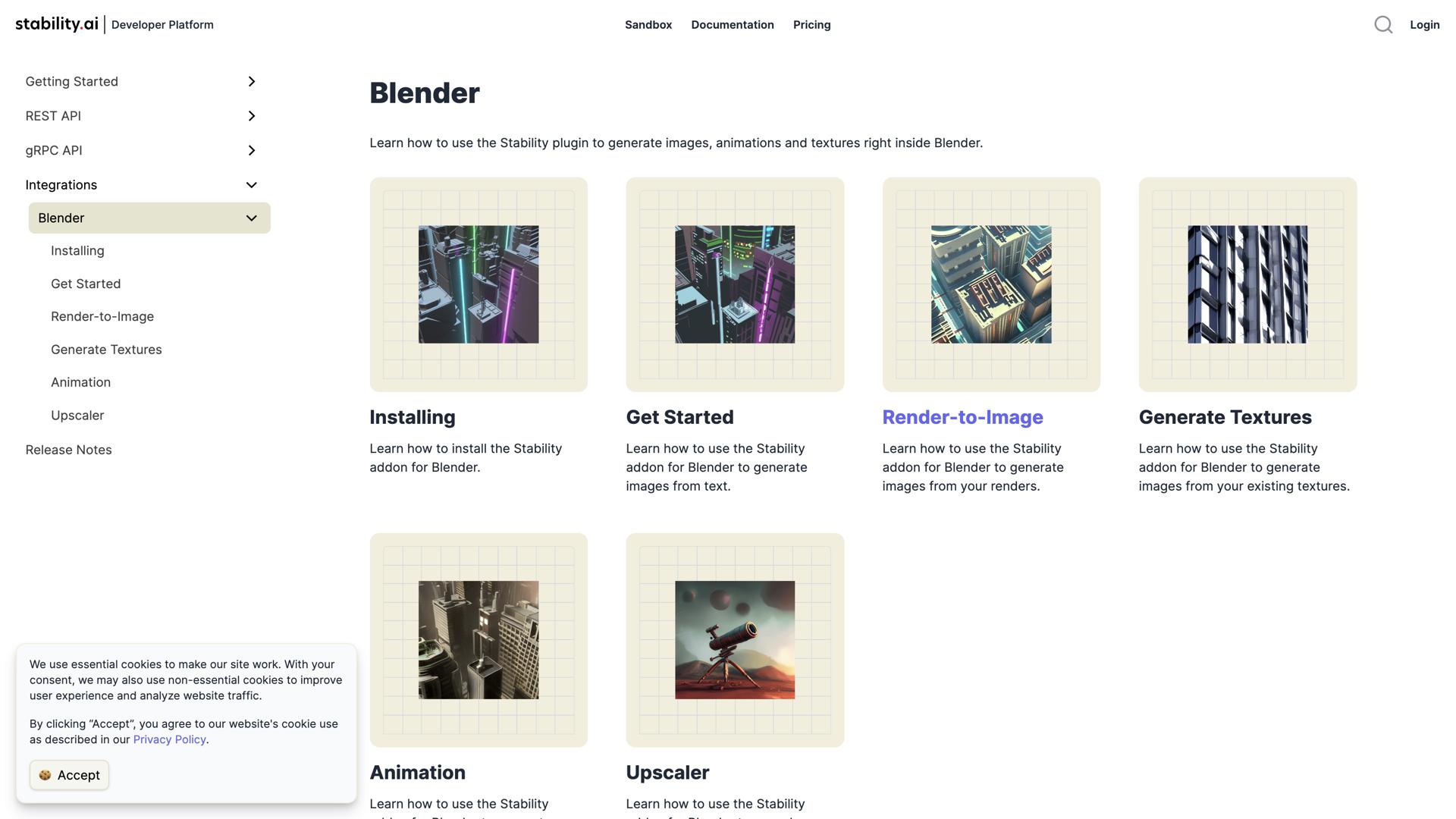 Stability for Blender