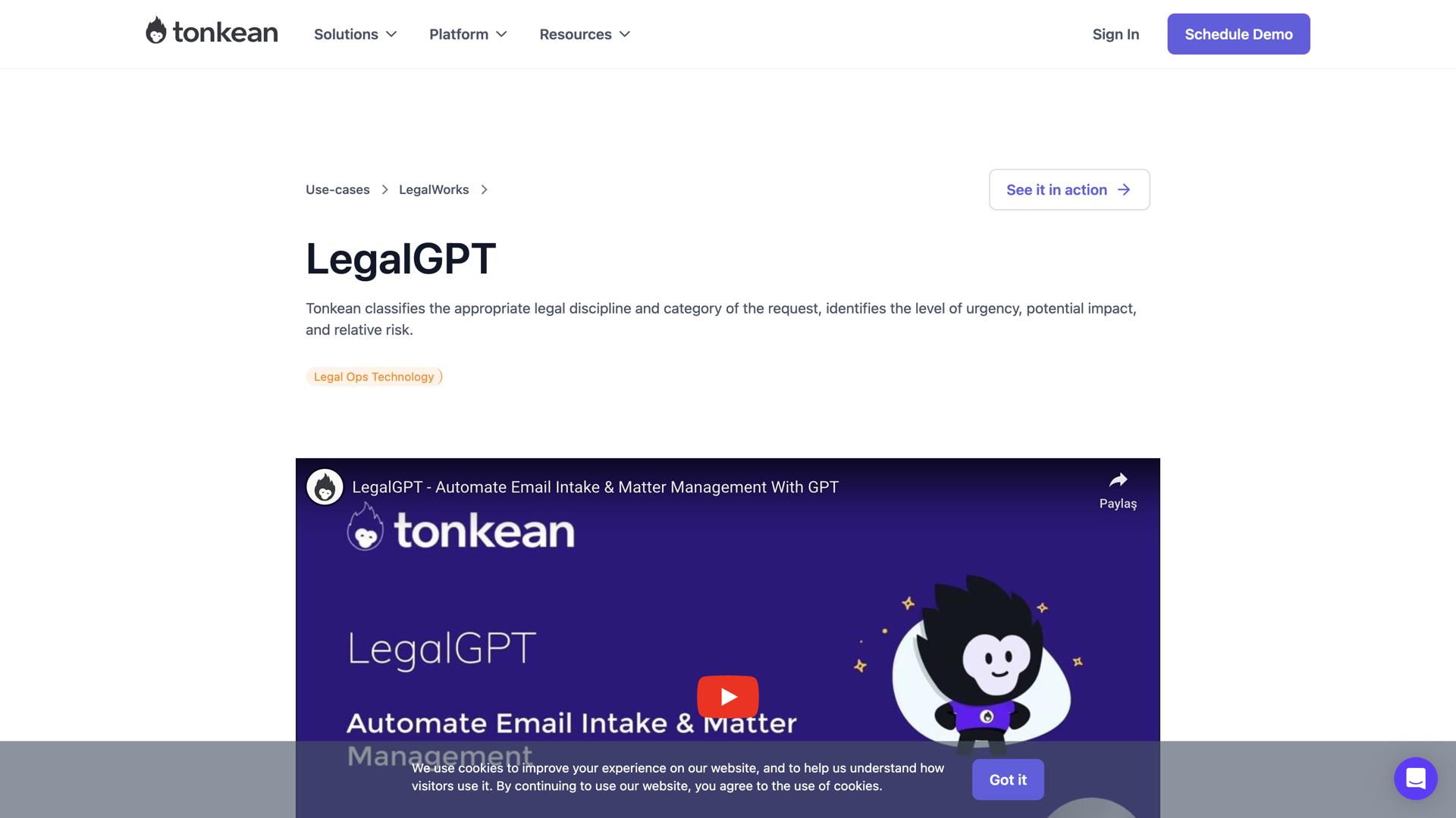 Tonkean LegalGPT
