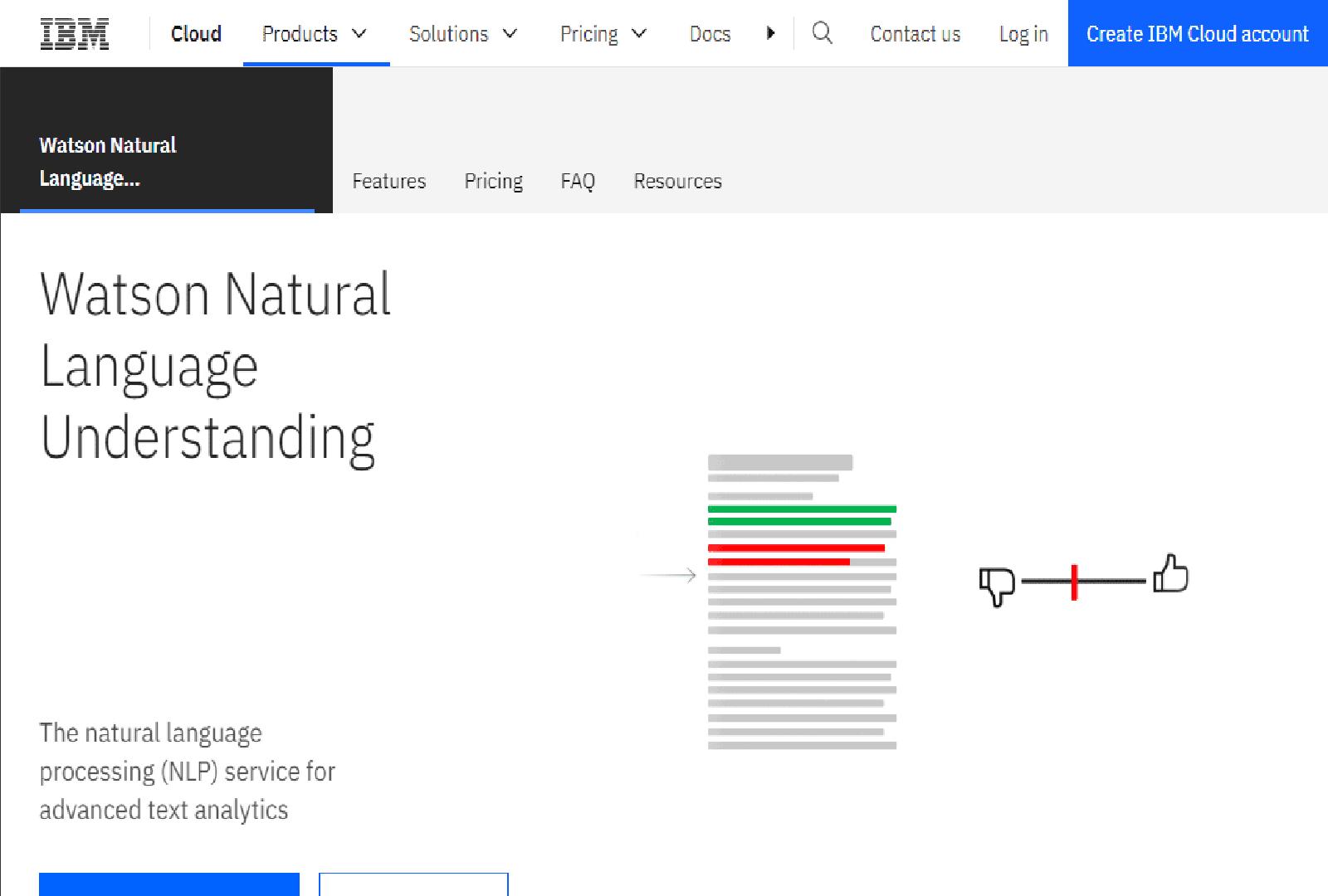 Watson Natural Language Understanding
