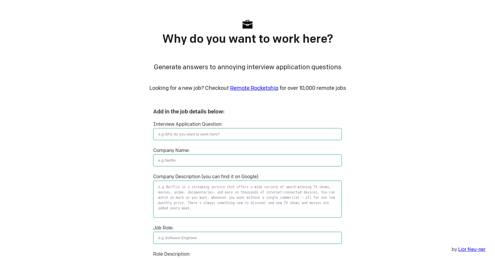 Whydoyouwanttoworkhere