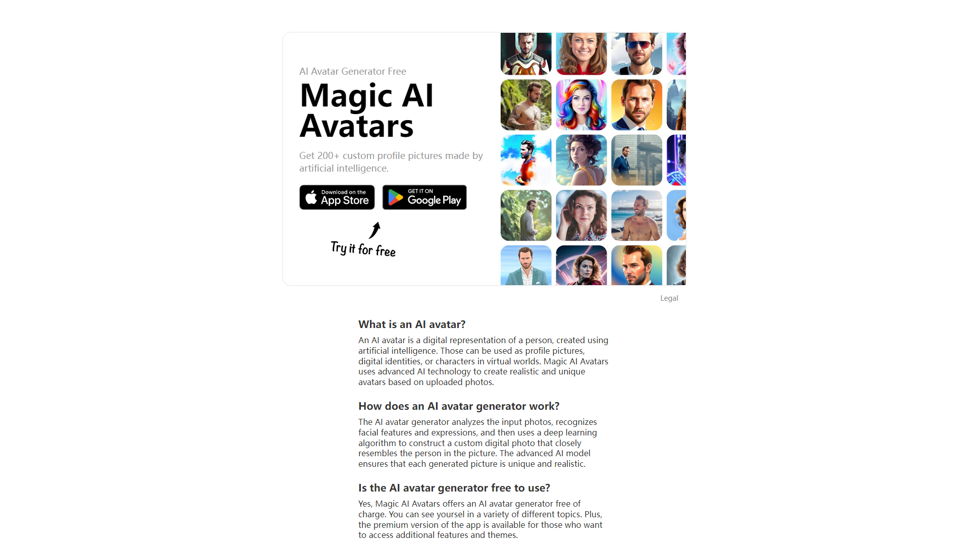Magic AI Avatars