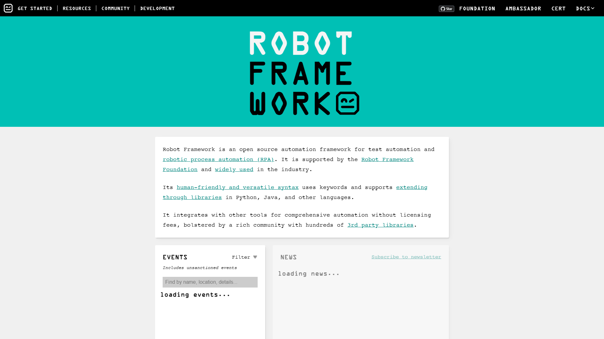 Robot Framework