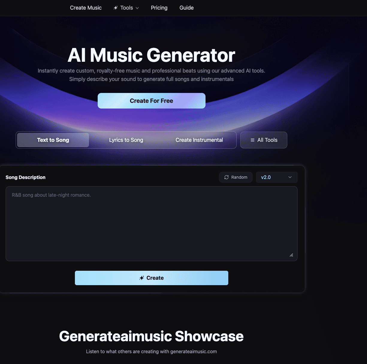 Generate AI Music