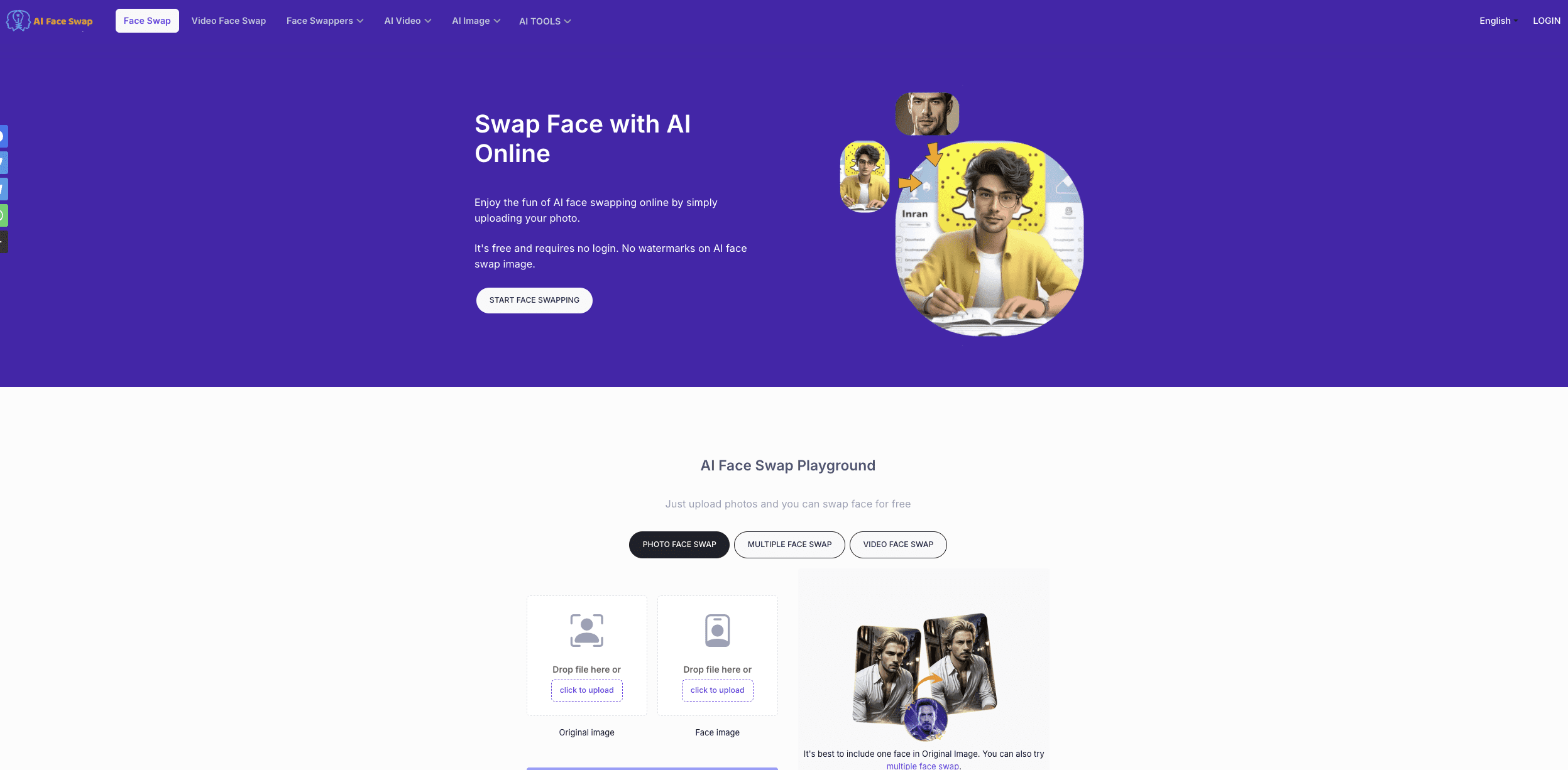AIFaceSwap: Free Online AI Face Swap