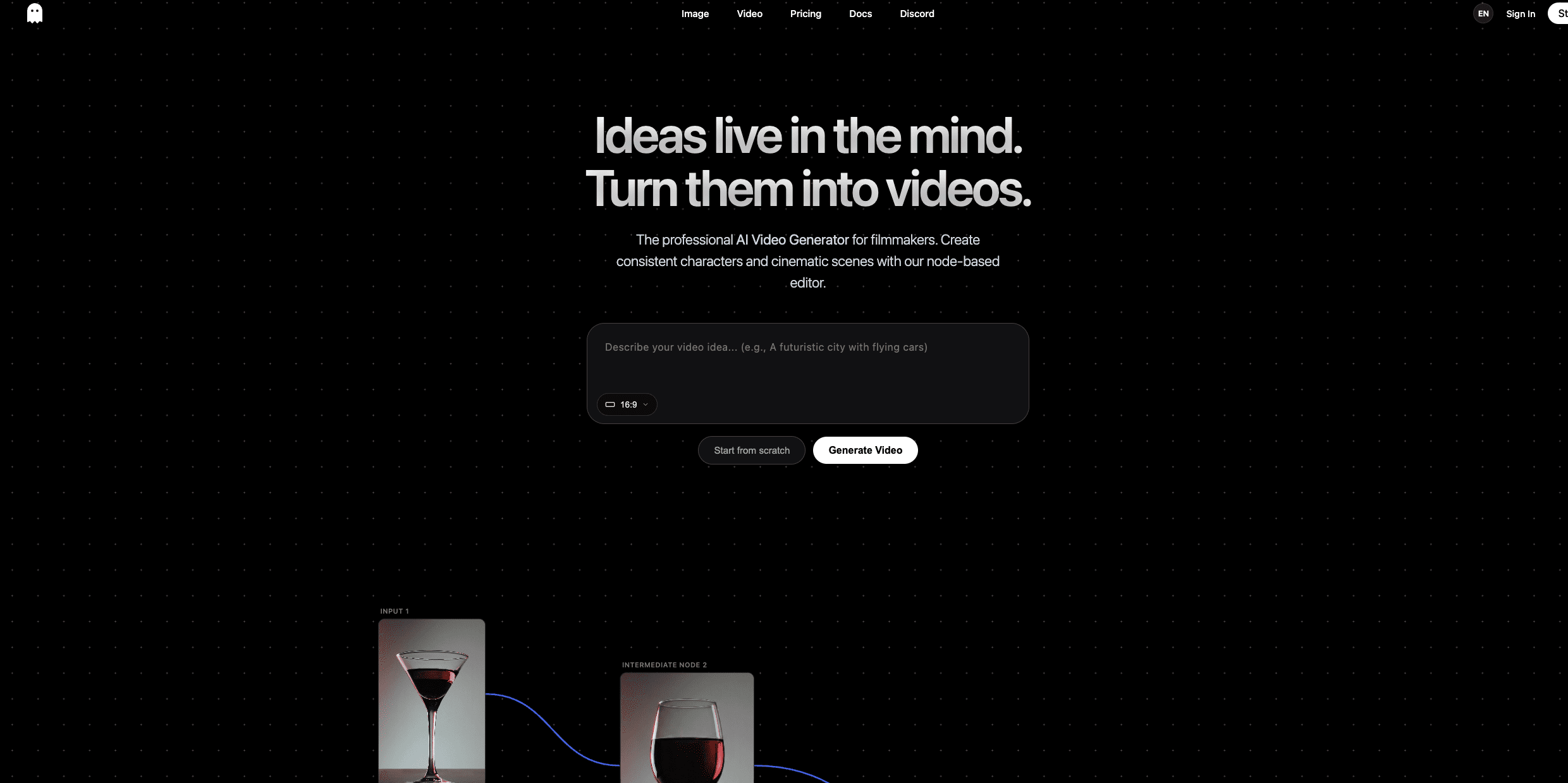 Dal Nulla – an AI content generation editor made for filmmakers