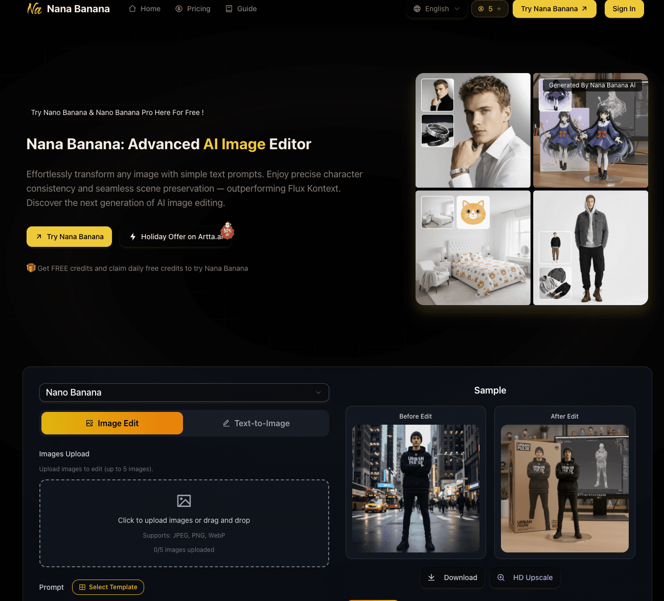 Nana Banana AI Image Editor