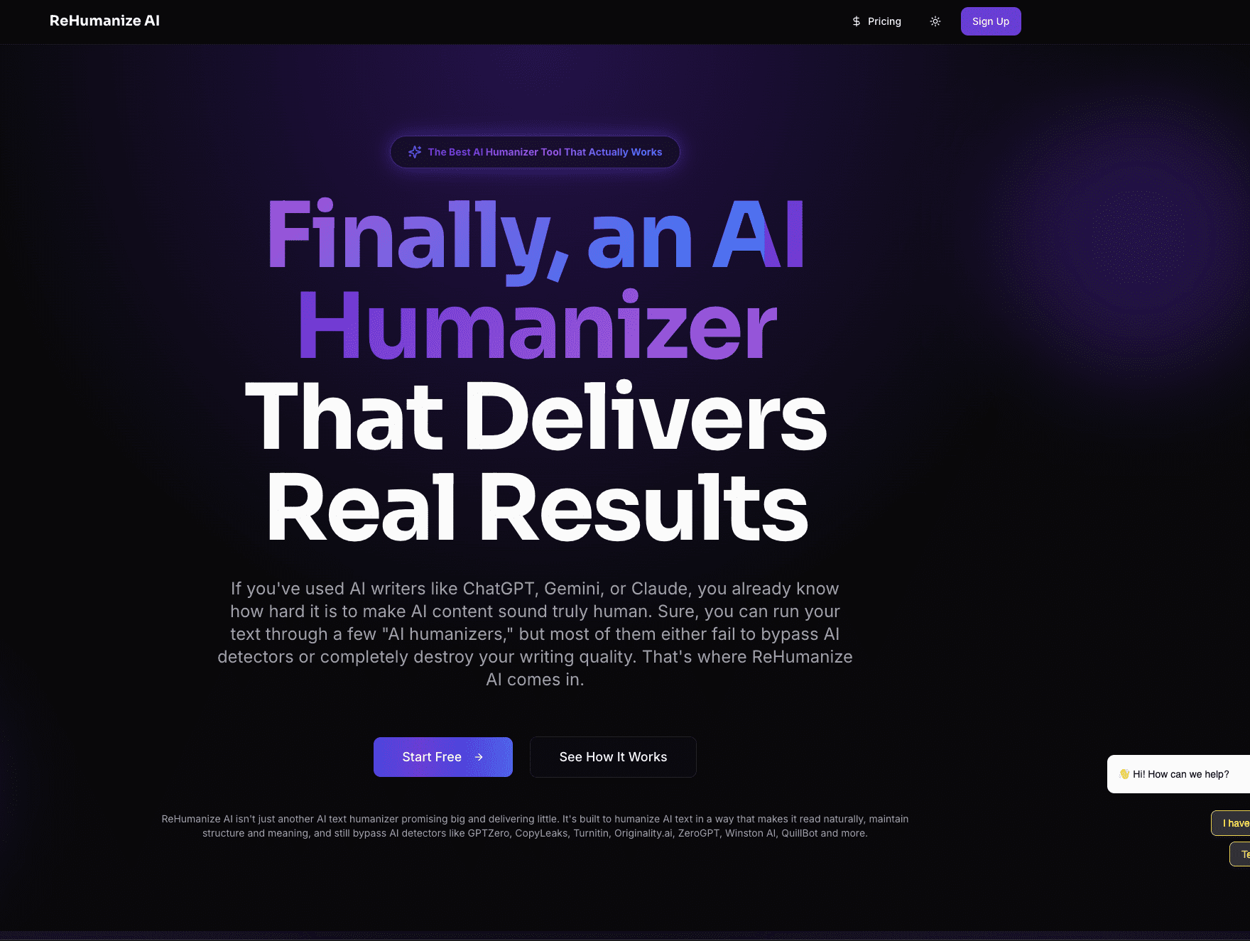 ReHumanize AI