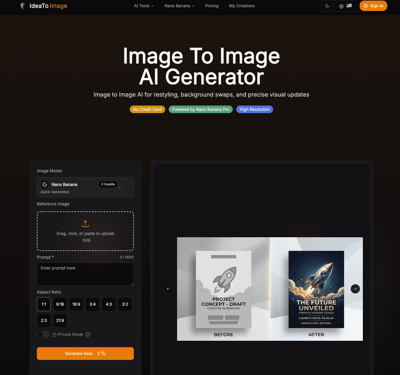 Image To Image AI Generator